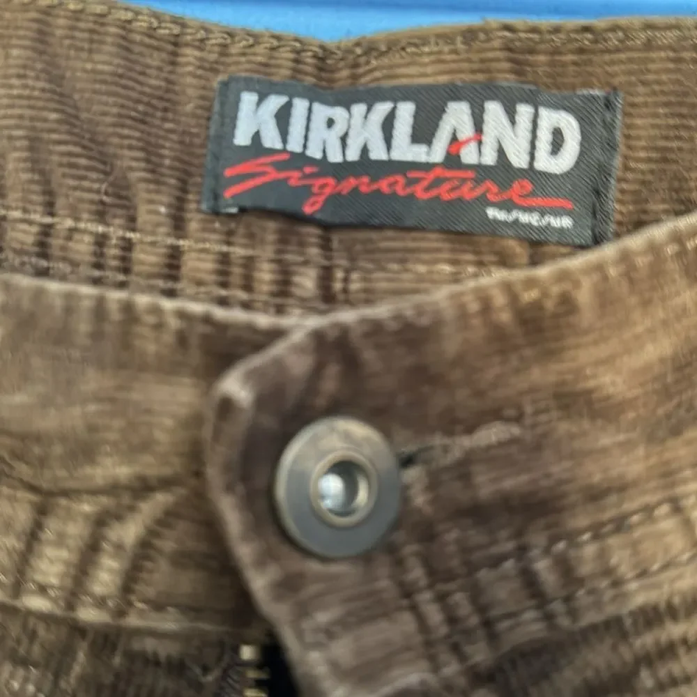 Kirkland Men’s Corduroy Pants Chocolate Brown Size 40x30 Casual Jeans Style